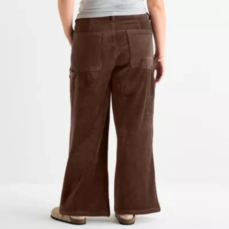 Arizona Womens Juniors Low Rise Corduroy Pant