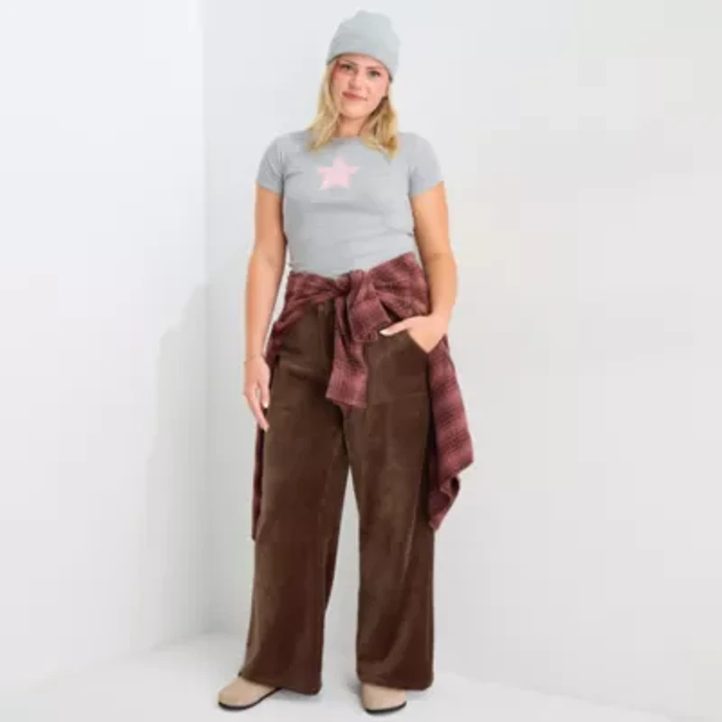 Arizona Womens Juniors Low Rise Corduroy Pant