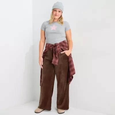 Arizona Womens Juniors Low Rise Corduroy Pant