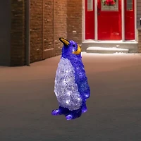12.5'' Lighted Commercial Grade Acrylic Penguin Christmas Display Decoration