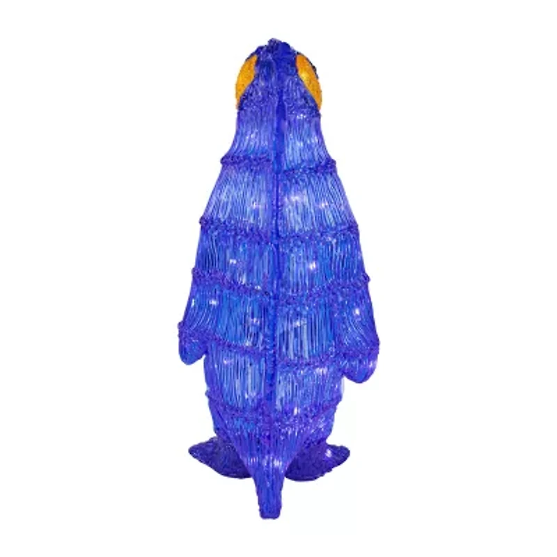 18'' Lighted Commercial Grade Acrylic Penguin Christmas Outdoor Decoration