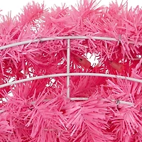 Northlight 36" Pink Spruce Artificial Pink Lights Pre-Lit Wreath