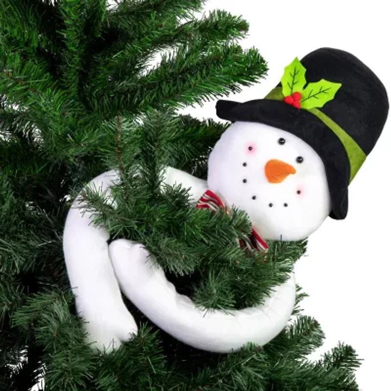 Northlight 25" Plush Snowman Unlit Christmas Tree Topper