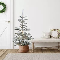 Northlight Noble Artificial Warm Clear Led Lights 4 1/2 Foot Pre-Lit Fir Christmas Tree