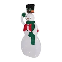 Northlight 36" Led Animated Hat Tipping Christmas Snowman Figurine
