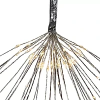 Northlight 20" Led Firework Silver Branch Decoration Warm White String Lights