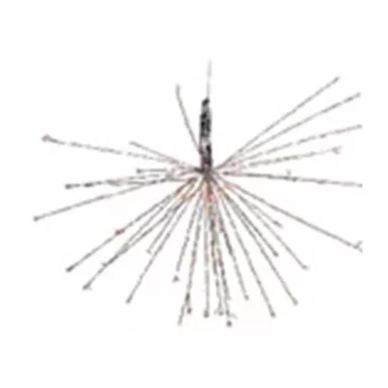 Northlight 20" Led Firework Green Branch Decoration Warm White And Red String Lights
