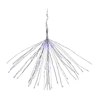 Northlight 20" Led Firework Silver Branch Decoration Blue String Lights
