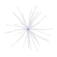 Northlight 20" Led Firework Silver Branch Decoration Blue String Lights