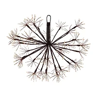 Northlight 12" Pre-Lit Led Brown Ball Decoration Warm White String Lights