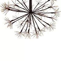 Northlight 12" Pre-Lit Led Brown Ball Decoration Warm White String Lights