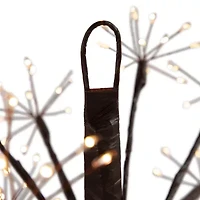 Northlight 12" Pre-Lit Led Brown Ball Decoration Warm White String Lights