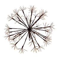 Northlight 12" Pre-Lit Led Brown Ball Decoration Warm White String Lights