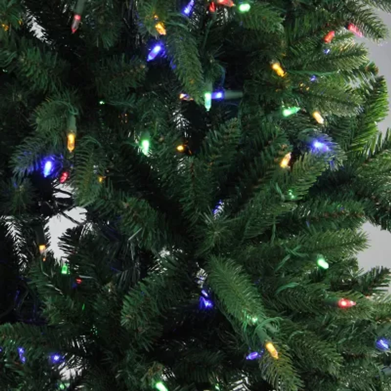 Northlight Medium Instant-Connect Noble Artificial Dual Led Lights 6 1/2 Foot Pre-Lit Fir Christmas Tree