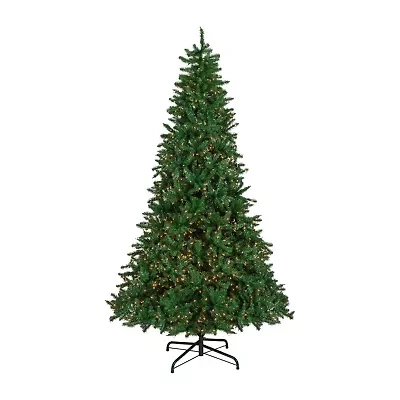 Northlight Twin Falls Artificial Clear Lights 9 Foot Pre-Lit Pine Christmas Tree