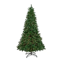 Northlight Twin Falls Artificial Clear Lights 9 Foot Pre-Lit Pine Christmas Tree