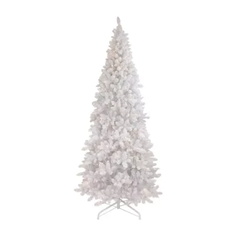 Northlight Norway White Artificial Warm White Led Lights 1/2 Foot Pre-Lit Pine Christmas Tree