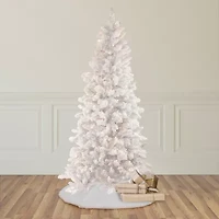 Northlight Norway White Artificial Warm White Led Lights 1/2 Foot Pre-Lit Pine Christmas Tree