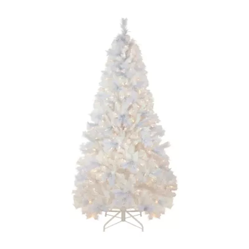 Northlight Seneca White Spruce Artificial  Dual Function Led Lights 6 1/2 Foot Pre-Lit Christmas Tree