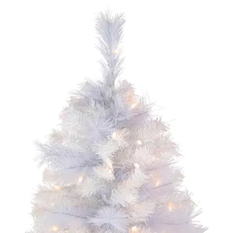 Northlight Seneca White Spruce Artificial  Dual Function Led Lights 6 1/2 Foot Pre-Lit Christmas Tree