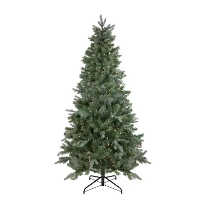 Northlight Slim Granville Fraser Artificial  Clear Lights 6 1/2 Foot Pre-Lit Fir Christmas Tree