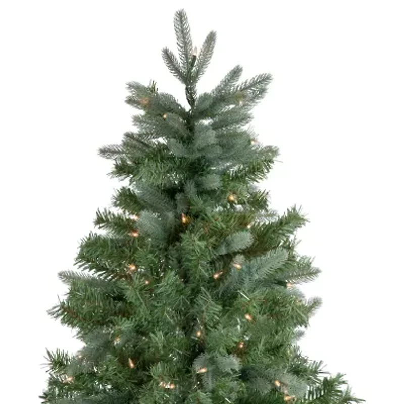 Northlight Slim Granville Fraser Artificial  Clear Lights 6 1/2 Foot Pre-Lit Fir Christmas Tree