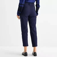 Liz Claiborne Womens Ankle Mid Rise Pant