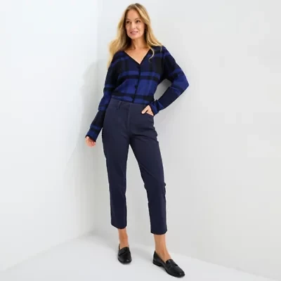 Liz Claiborne Womens Ankle Mid Rise Pant