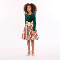 Bonnie Jean Big Kid Girls Long Sleeve Fit + Flare Dress