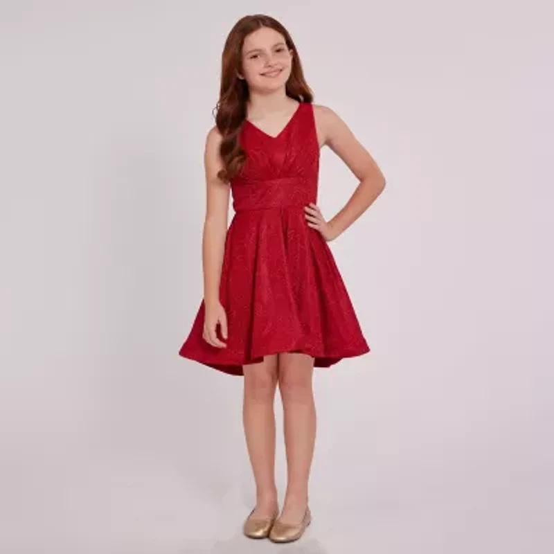 Bonnie Jean Big Kid Girls Sleeveless A-Line Dress