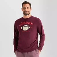 Xersion Mens Crew Neck Long Sleeve Regular Fit Graphic T-Shirt