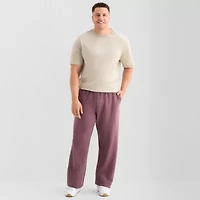 Xersion Quick Dry Cotton Blend Fleece Mens Straight Regular Fit Big and Tall Workout Pant