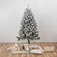 Northlight Madison Artificial  Multi Lights 4 1/2 Foot Pre-Lit Pine Christmas Tree