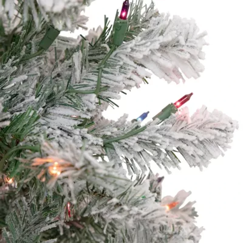 Northlight Madison Artificial  Multi Lights 4 1/2 Foot Pre-Lit Pine Christmas Tree