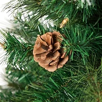 Northlight Frosted Carolina Berry Spruce Artificial  Clear Lights 4 Foot Pre-Lit Christmas Tree