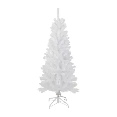 Northlight White Georgian Artificial Pencil  Unlit 4 1/2 Foot Pine Christmas Tree