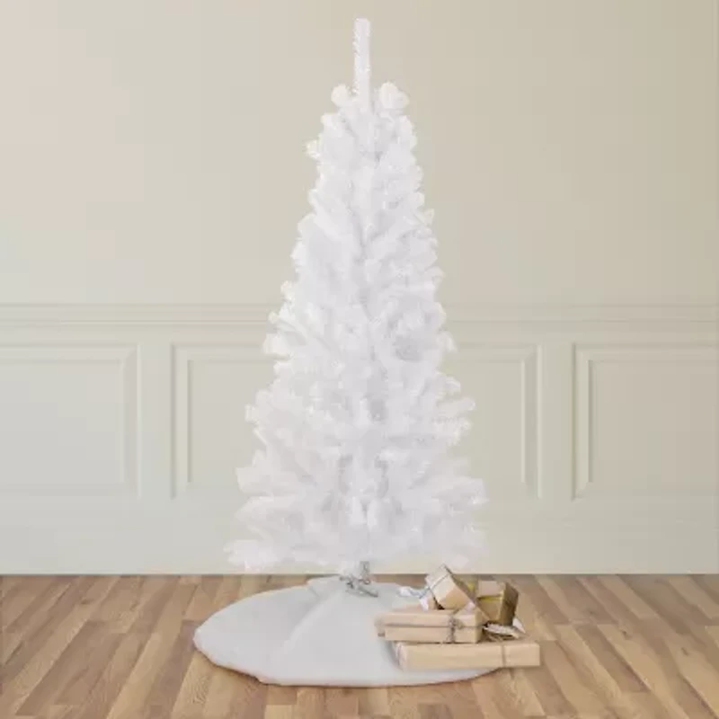 Northlight White Georgian Artificial Pencil  Unlit 4 1/2 Foot Pine Christmas Tree