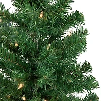 Northlight Green Medium Niagara Artificial Clear Lights 3 Foot Pre-Lit Pine Christmas Tree