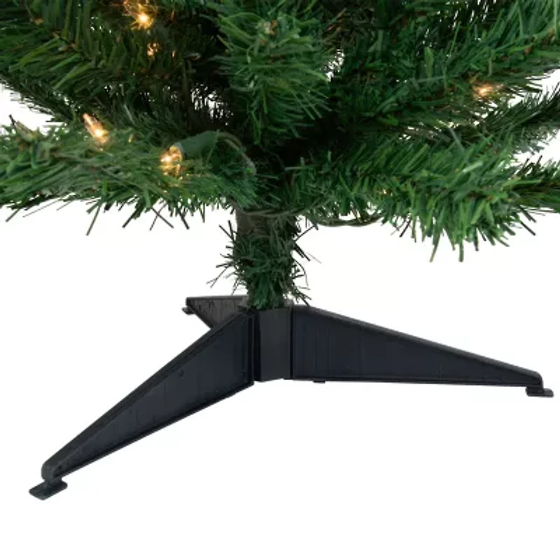 Northlight Green Medium Niagara Artificial Clear Lights 3 Foot Pre-Lit Pine Christmas Tree