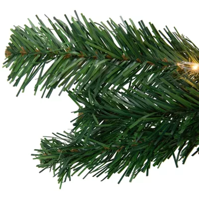 Northlight Green Medium Niagara Artificial Clear Lights 3 Foot Pre-Lit Pine Christmas Tree
