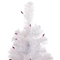 Northlight Rockport White Artificial Lights 2 Foot Pre-Lit Pine Christmas Tree