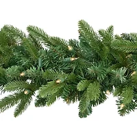 9' x 12'' Pre-Lit Washington Frasier Fir Artificial Christmas Garland - Clear Lights