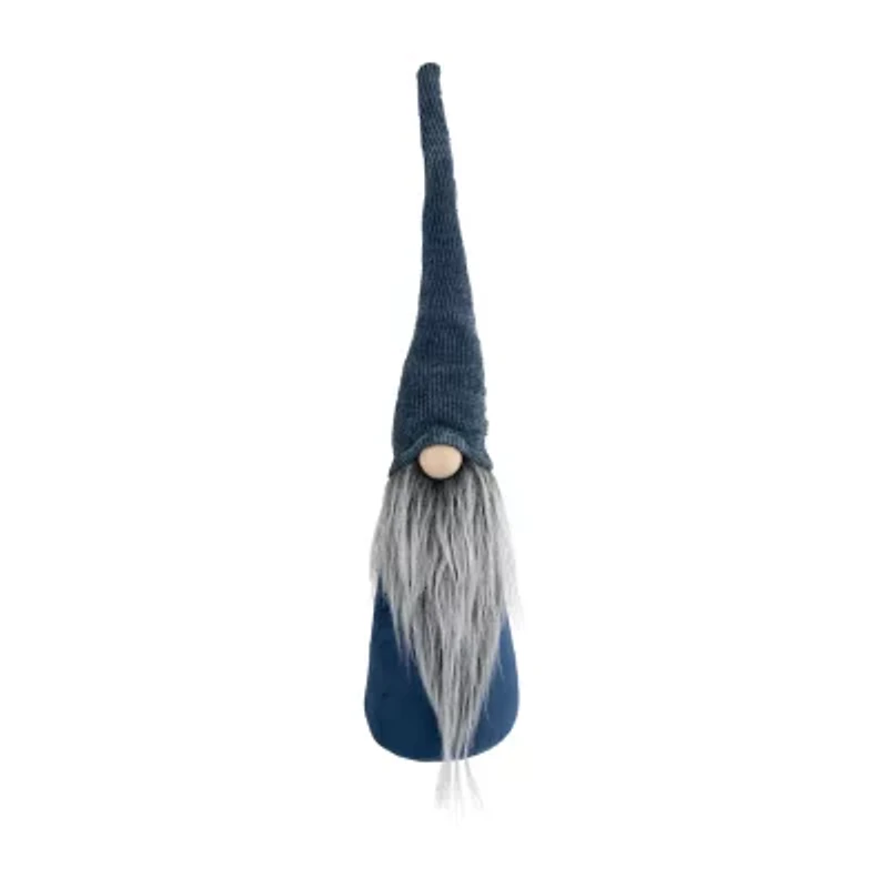 Northlight 19in Navy Blue Standing Christmas Tabletop Decoration Christmas Gnome
