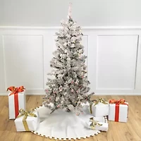 Northlight Medium Heavily Artificial  Multicolor Lights 4 1/2 Foot Pre-Lit Pine Christmas Tree