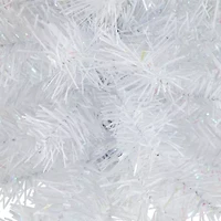 Northlight White Glimmer Iridescent Spruce Artificial Unlit 1 1/2 Feet Christmas Tree