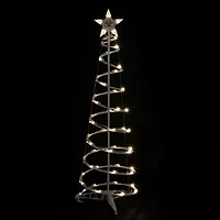 Northlight 4ft Led Lighted Spiral Cone Tree  Warm White Lights Christmas Yard Art