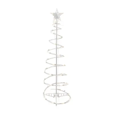 Northlight 4ft Led Lighted Spiral Cone Tree  Warm White Lights Christmas Yard Art