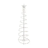Northlight 4ft Led Lighted Spiral Cone Tree  Warm White Lights Christmas Yard Art
