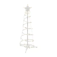 Northlight 3ft Led Lighted Spiral Cone Tree  Warm White Lights Christmas Yard Art