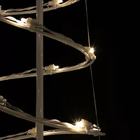 Northlight 3ft Led Lighted Spiral Cone Tree  Warm White Lights Christmas Yard Art